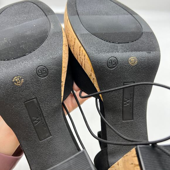 Worthington Womens Panama Block Heel Pumps Black Size 9.5M - Picture 10 of 12